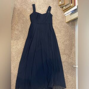 Elegant Navy Blue Women's Dress